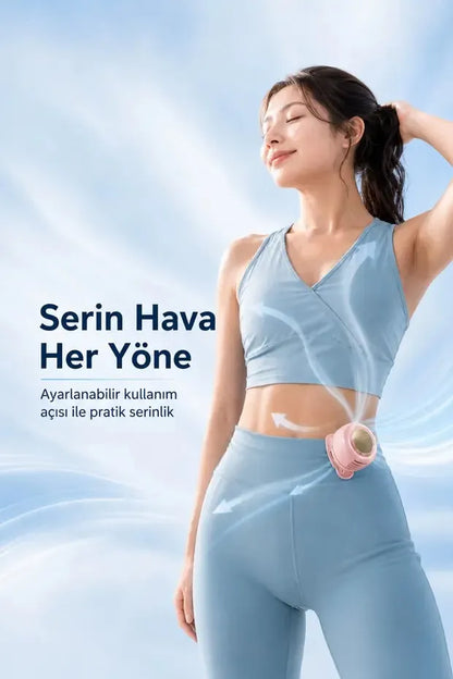 glorvio Taşınabilir Mini Bel Fanı